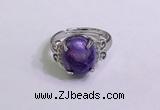 NGR3023 925 sterling silver with 10*12mm oval charoite rings