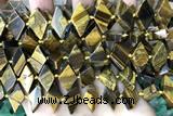 NUGG118 15 inches 12*18mm - 13*20mm freeform yellow tiger eye beads