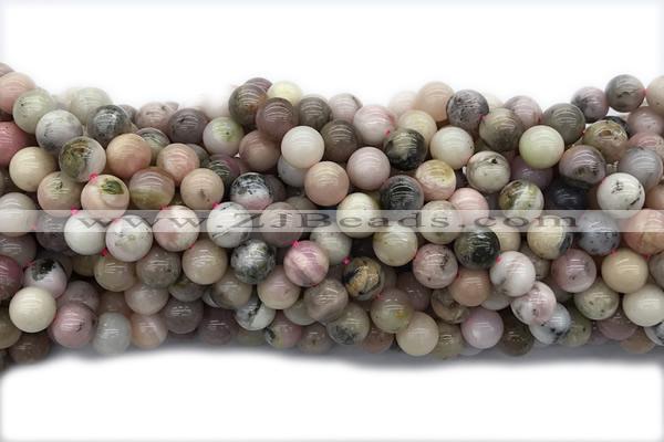 OPAL07 15 inches 10mm round pink opal gemstone beads