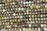 OPAL15 15 inches 4mm round Australia cat eye opal beads wholesale
