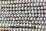 PEAR18 14 inches 5mm – 6mm white freshwater pearl beads