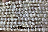 PEAR26 14 inches 6mm – 7mm white freshwater pearl beads