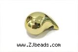 PEND20 15*25mm copper pendant gold plated