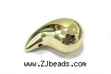 PEND21 18*32mm copper pendant gold plated