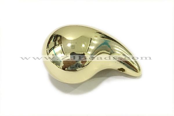 PEND22 23*42mm copper pendant gold plated