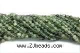 QUAR06 15 inches 6mm round green rutilated quartz gemstone beads