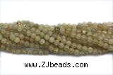 QUAR20 15 inches 6mm round golden rutilated quartz gemstone beads