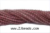 QUAR31 15 inches 6mm round strawberry quartz gemstone beads