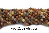 QUAR40 15 inches 8mm round mixed quartz gemstone beads