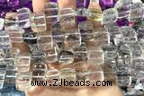 QUAR50 14 inches 13*18mm dyed crackle quartz beads