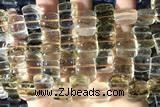 QUAR54 14 inches 13*18mm dyed crackle quartz beads