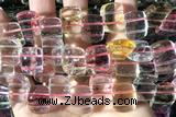 QUAR56 14 inches 13*18mm dyed crackle quartz beads