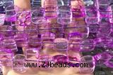 QUAR62 14 inches 13*18mm dyed crackle quartz beads