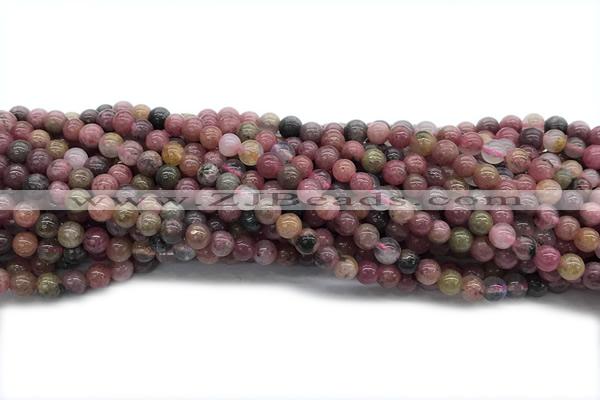 RHOD01 15 inches 6mm round fowlerite gemstone beads