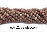 RHOD09 15 inches 9mm round rhodochrosite gemstone beads