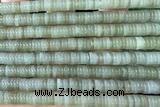 ROND243 15 inches 1.5*6mm heishi jade gemstone beads