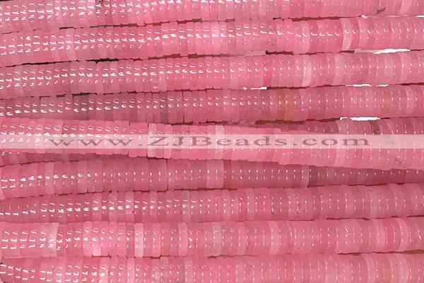 ROND246 15 inches 1.5*6mm heishi jade gemstone beads