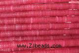 ROND248 15 inches 1.5*6mm heishi jade gemstone beads