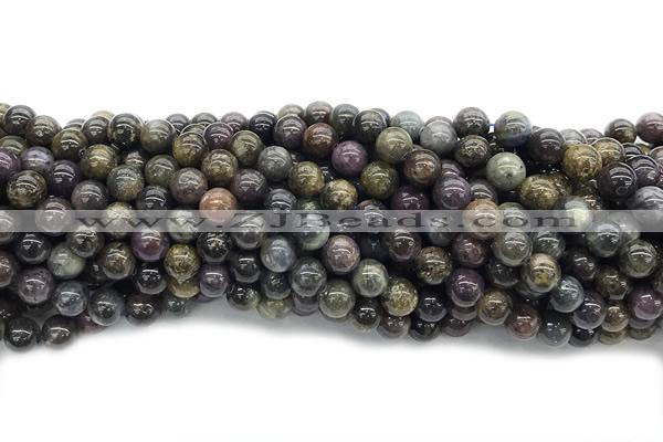 RUBY02 15 inches 8mm round ruby sapphire gemstone beads