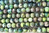 SEAS64 15 inches 8mm round dyed imperial jasper beads