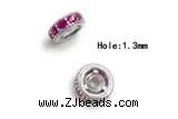 Silv104 2.3*6mm Cubic Zirconia Micro Pave 925 Sterling Silver