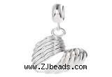 Silv124 12*21.5mm 925 Sterling Silver Pendant