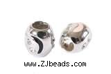 Silv170 10*11mm 925 Sterling Silver Beads Enamel Plated