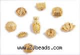 Silv70 3.8*6.7mm –5*11.5mm 925 Sterling Silver Gold Plated