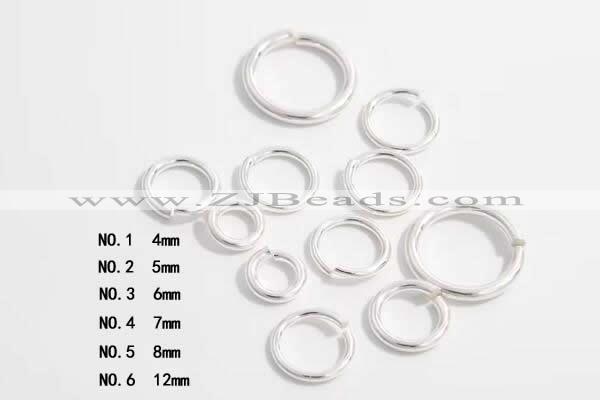 Silv71 4mm – 12mm 925 Sterling Silver Open Jump Ring