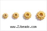Silv31 3.5mm, 4mm, 4.8mm, 5.7mm 925 Sterling Silver Spacer Matte Beads plated