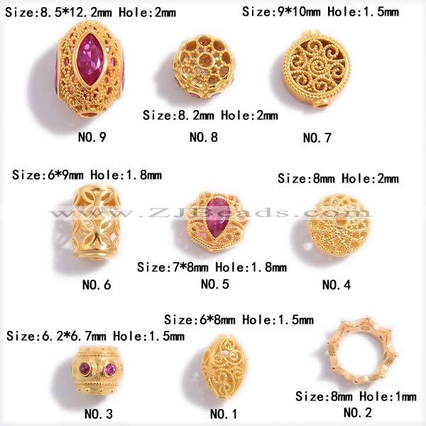 Silv41 6.2*6.7mm – 8.5*12.2mm 925 Sterling Silver Gold Plated