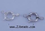 SSC202 5pcs 12mm 925 sterling silver spring rings clasps