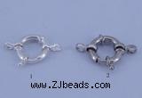 SSC203 5pcs 13.5mm 925 sterling silver spring rings clasps