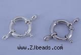 SSC205 5pcs 16mm 925 sterling silver spring rings clasps