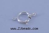 SSC207 5pcs 12.5mm 925 sterling silver spring rings clasps