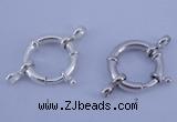 SSC209 5pcs 20mm 925 sterling silver spring rings clasps