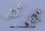 SSC213 5pcs 12mm sterling silver spring rings clasps
