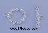 SSC22 5pcs 11mm donut 925 sterling silver toggle clasps