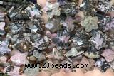 STAR54 15 inches 14mm faceted star rhodonite gemstone beads