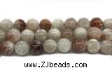 SUNS18 15 inches 12mm round golden sunstone gemstone beads