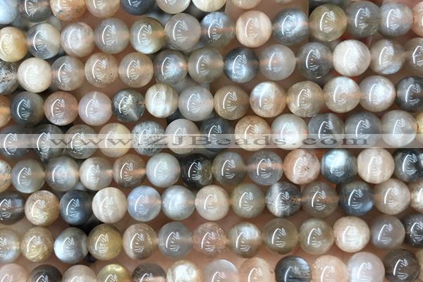 SUNS20 15 inches 6mm round sunstone gemstone beads