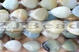 TEAR07 15 inches 13*18mm flat teardrop amazonite gemstone beads