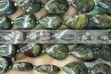 TEAR31 15 inches 13*18mm flat teardrop dragon blood jasper beads