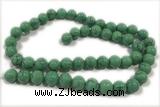 TURQ177 15 inches 6mm round synthetic turquoise beads