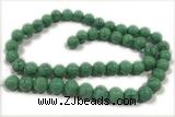 TURQ180 15 inches 12mm round synthetic turquoise beads