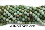 TURQ223 15 inches 10mm round Mongolian turquoise beads