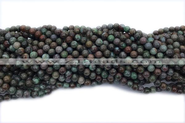 TURQ225 15 inches 6mm round chrysocolla gemstone beads