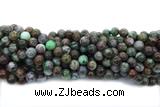 TURQ227 15 inches 10mm round chrysocolla gemstone beads