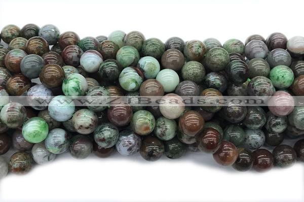 TURQ228 15 inches 12mm round chrysocolla gemstone beads